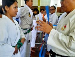 Karateka belia D’Riska mendapat predikat terbaik dalam ujian kenaikan tingkat INKAI cabang Badung