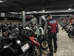 Polres Bandara Ngurah Rai Patroli Tempat Parkir, Antisifasi Curanmor