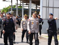 Tinjau Mako Brimob Gilimanuk, Kapolda Bali Disambut Yel-Yel Pasukan Pelopor