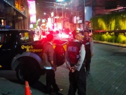 Ciptakan Situasi Kondusif Zona Hiburan Malam Personil Polsek Kuta Lakukan Pengamanan Dan Dialogis