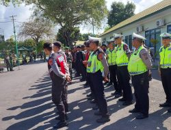 23 Personil Polres Bandara Ngurah Rai Apel Kesiapan Pengamanan Kedatangan PM Portugal