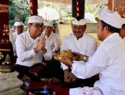 Wawali Arya Wibawa Hadiri Karya Pedudusan Alit  Pura Luhur Dalem Mutering Jagat Desa Adat Kesiman