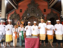 Sekda Adi Arnawa Hadiri Karya Wrespati Kalpa Banjar Adat Basang Tamiang Desa Adat Kapal