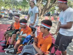 Organisasi Alat bantu di Bali melaksanakan Fun Walk bagi para penyandang Disabilitas.