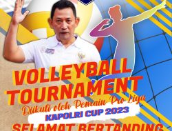 Polda Bali Ajak Masyarakat Saksikan “Volley Ball Tournament Kapolri Cup 2023”  Secara GRATIS.