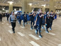 Polres Bandara Ngurah Rai Siapkan Pengamanan Kedatangan Team Sepak Bola Peserta U-20 IYC 2023