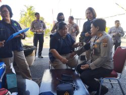 Tingkatkan Stamina Anggota Polres Bandara datangkan team Kesehatan Biddokkes Polda Bali