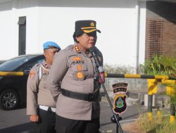 Kapolres Bandara Ngurah Rai Pimpin Apel Imbangan Operasi Pekat Agung-2023