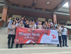 Polda Bali Gelar Minggu Kasih di Gereja Katolik Yesus Gembala Yang Baik