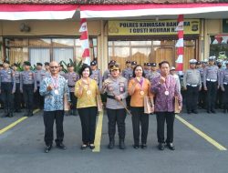 Enam Personil Polres Bandara Ngurah Rai Akhiri Masa Dinas Kepolisian