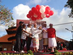 Launching Sekda Badung dan Buka Lomba Senam Maskot Kutuh