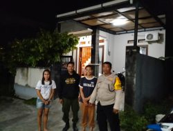 Polisi Banjar dan Bhabinkamtibmas Datangi TKP Pencurian