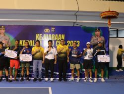 Kapolda Bali Resmikan Renovasi Lapangan Tenis Bhayangkara Presisi