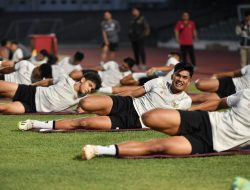 Latihan perdana Timnas U-23 di Solo untuk Pemulihan kondisi.
