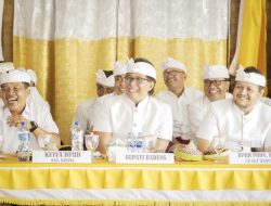 Bupati Giri Prasta Hadiri Upacara Melaspas Pura Kahyangan, Desa dan Puseh Desa Adat Samuan