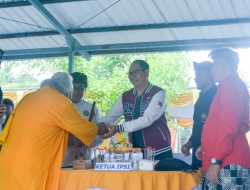 Wabup Ketut Suiasa saat menghadiri HUT Ke-38 Perguruan Seruling Dewata di Pasraman Perguruan Seruling Dewata