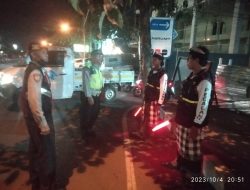 Jaga Kondusifitas Wilayah Polsek Denpasar Barat Intensifkan Bluelight Patrol Antisipasi Aksi Kejahatan