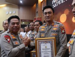 Kapolres Buleleng, Menerima Piagam Penghargaan Penyusunan Manajemen Resiko Jajaran Polda Bali