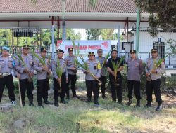 Rangkaian Hut Humas Polri ke-72, Polres Bandara Ngurah Rai Tanam Pohon “Nyuh Daksina”