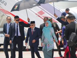 Kapolda Bali Sambut Kedatangan Wapres RI