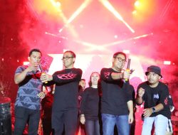 Walikota Denpasar, I Gusti Ngurah Jaya Negara bersama Wakil Walikota Denpasar, I Kadek Agus Arya Wibawa saat membuka secara resmi gelaran Denpasar Youth Festival (D’Youth Fest)