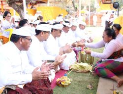 Pemkot Denpasar Ngaturang Bhakti Pujawali Padudusan Alit di Pura Agung Jagatnatha, Ida Bhatara Nyejer Selama Tiga Hari