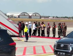 Kapolda Bali Sambut Kunker Presiden RI. Di Bandara Ngurah Rai