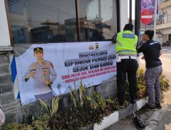 Pasang Spanduk Pemilu Damai Tanpa Konflik, Cegah Perpecahan Bangsa