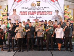 Kapolda Bali Kunjungi Polres Jembrana dan Adakan Focus Group Discussion Jelang Pemilu 2024