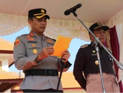 Kapolres Buleleng Pimpin Gelar Pasukan Ops Lilin Agung Tahun 2023, Dalam Rangka Pengamanan Nataru 2024.