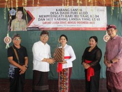 Wawali Arya Wibawa Hadiri HUT Karang Lansia Desa Dauh Puri Klod