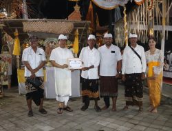 Sekda Adi Arnawa hadiri Karya Melaspas, Ngelinggihang di Pura Puseh Bongan Cemagi Mengwi