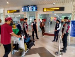 Personil Polres Bandara Ngurah Rai Laksanakan Patroli Hingga Sampaikan Himbauan Kamtibmas