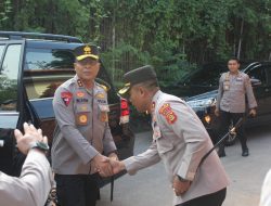 Kapolres Bandara Ngurah Rai Sambut Kunjungan Kapolda Bali Tinjau Bangunan Polres