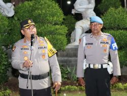Kegiatan Patroli Skala Besar Bersama Instansi Terkait di Daerah Hukum Polresta Denpasar Memastikan Keamanan Jelang Pemilu 2024
