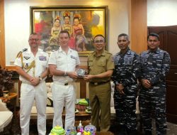Jaya Negara Terima Kunjungan Komandan Kapal Perang Prancis FNS Vendemiaire
