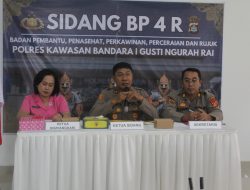 Polres Bandara Ngurah Rai gelar sidang BP4R