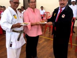 Institut Karate-Do Indonesia (INKAI) BALI syukuran Hari Jadi INKAI yang ke 53 yang bertema “Bangga Menjadi Keluarga INKAI”