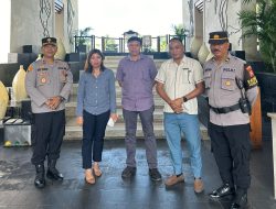 Kunjungan Kapolsek Kuta Selatan ke Hotel Samabe untuk Persiapan Konferensi World Water Forum