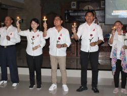 Peringatan Malam Renungan Hari AIDS Nusantara di Kota Denpasar