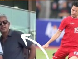 Ayah Tom Haye menarik perhatian penonton saat laga Timnas Indonesia vs Irak