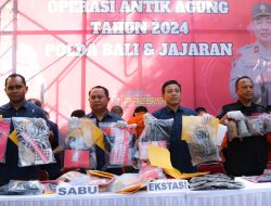 Ops Antik Agung, Polda Bali Sita 4 Kg Ganja, 2 Kg Sabu dan Ribuan Ekstasi