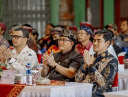 Bupati Badung Giri Prasta bersama Direktorat Pembinaan Peran Serta Masyarakat KPK RI menghadiri acara Monitoring Implementasi Indikator Desa Antikorupsi