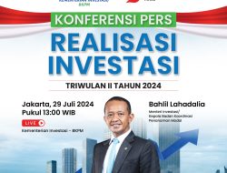 Umumkan Capaian Realisasi Semester I 2024, Bahlil Sebut Sektor UMKM Serap 4,6 Juta Tenaga Kerja