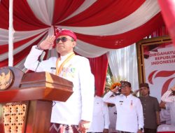 Walikota Jaya Negara Pimpin Apel Peringatan HUT ke-79 Proklamasi Kemerdekaan RI di Kota Denpasar