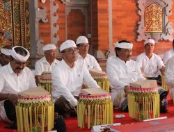 Walikota Jaya Negara “Ngayah Nopeng” Karya Mamungkah Banjar Kebon Kori Mangku, Kesiman