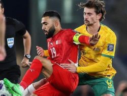 Bermain dikandang sendiri Australia digasak Bahrain dengan skor 1-0 (putaran 3 world cup 2026)