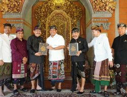 Pj. Gubernur Bali Sambangi Puri Ubud, Apresiasi Langkah Puri Jaga Adat dan Budaya Bali