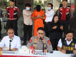 Polda Bali & Bea Cukai Berhasil Ungkap Peredaran Narkotika Jenis Kokain Jaringan Internasional Seharga 12 Milyar Rupiah