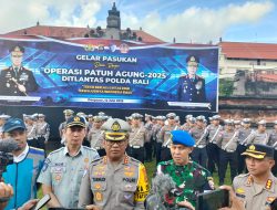Gelar Ops Patuh Agung-2025 Dirlantas Polda Bali Himbau Masyarakat Selalu Patuhi Peraturan Lalulintas
